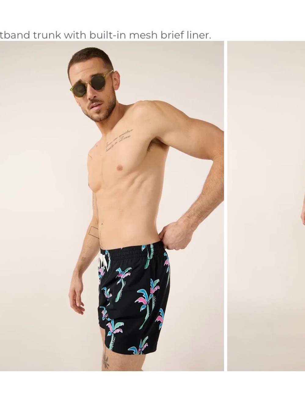 Chubbies Lines Swim Trunks 5.5 inseam